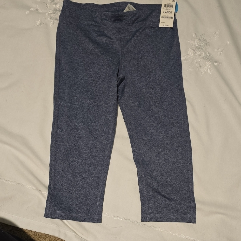 NWT All in Motion Blue Leggings Athletic Bottoms
